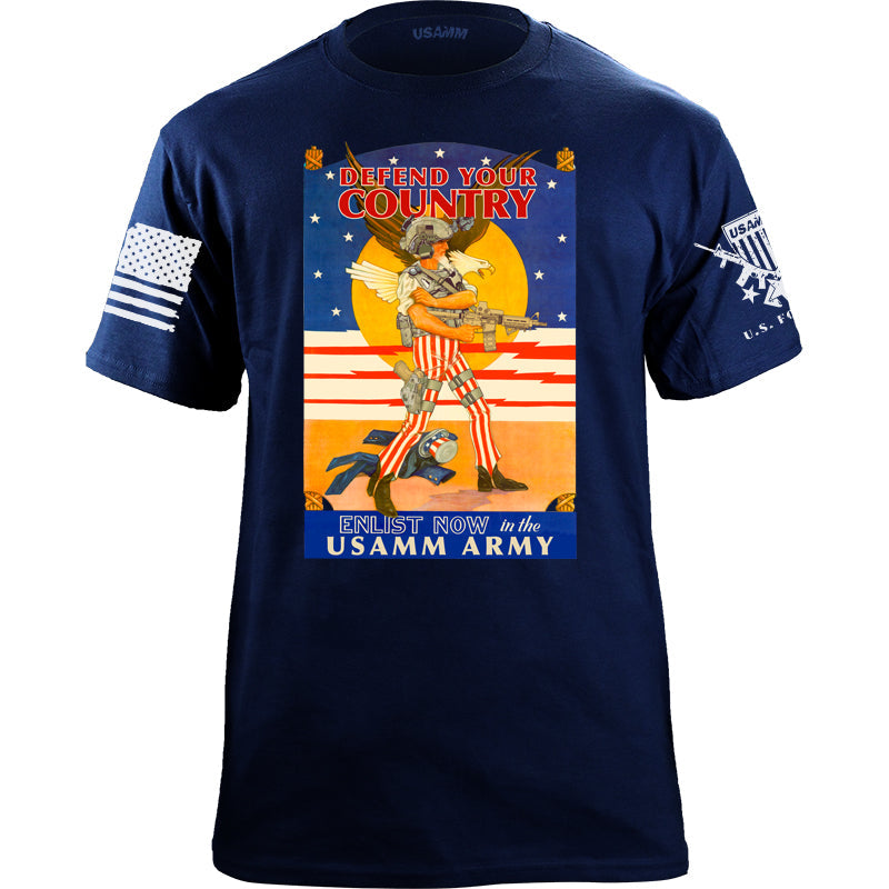 USAMM ARMY UNCLE SAM T-Shirt Shirts