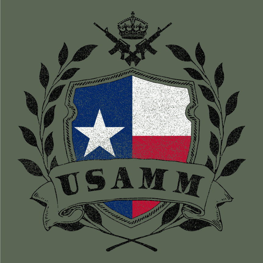 USAMM Shield Texas Flag T-Shirt Shirts