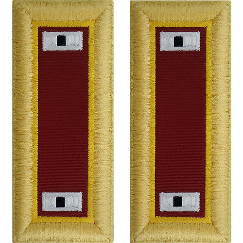 Army Male Shoulder Boards - Transportation Rank 11213DBR