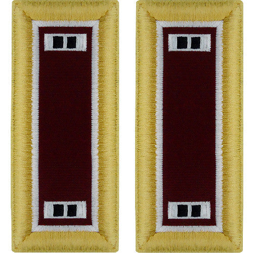 Army Male Shoulder Boards - Medical and Veterinary Rank 11137DBR