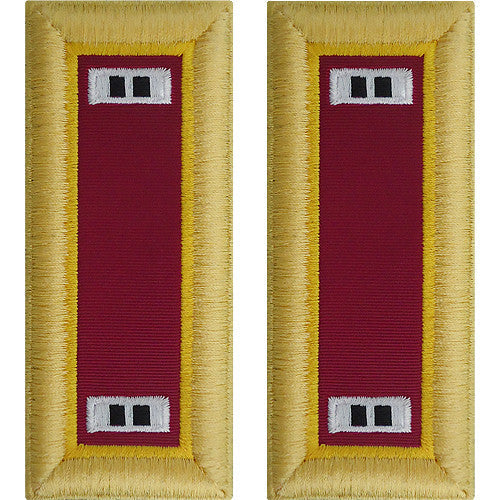 Army Male Shoulder Boards - Ordnance Rank 11170DBR