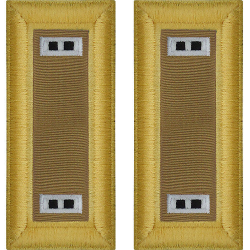 Army Male Shoulder Boards - Quartermaster Rank 11181DBR