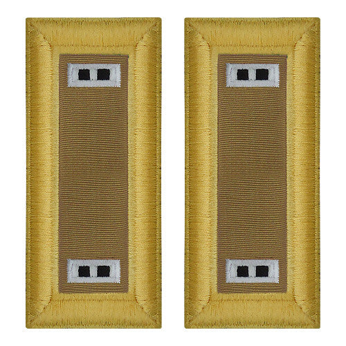 Army Female Shoulder Boards - Quartermaster Rank 11377DBR
