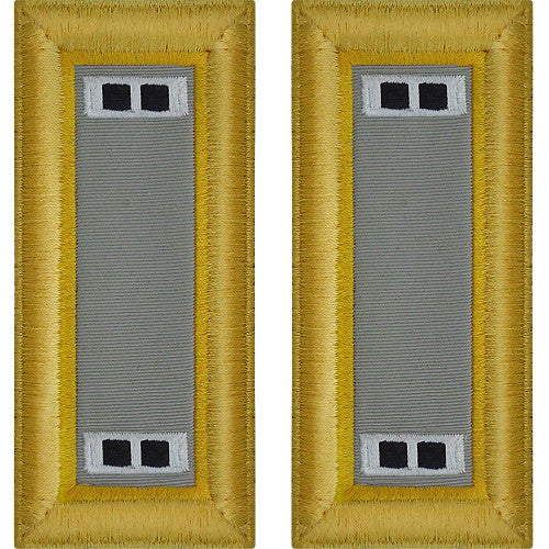 Army Male Shoulder Boards - Finance Rank 11095DBR