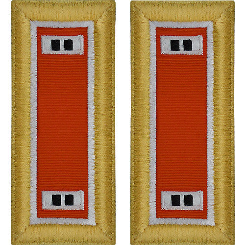 Army Male Shoulder Boards - Signal Rank 11192DBR
