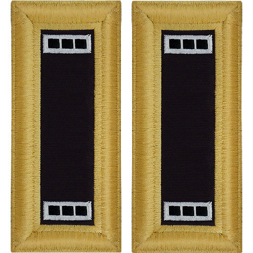 Army Male Shoulder Boards - Chaplain Rank 11052DBR