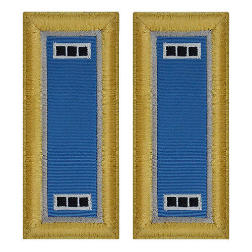 Army Female Shoulder Boards - Military Intelligence Rank 11345DBR