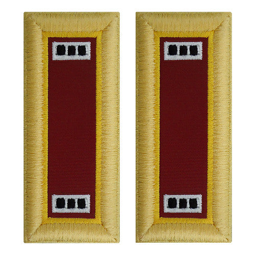 Army Female Shoulder Boards - Transportation Rank 11411DBR