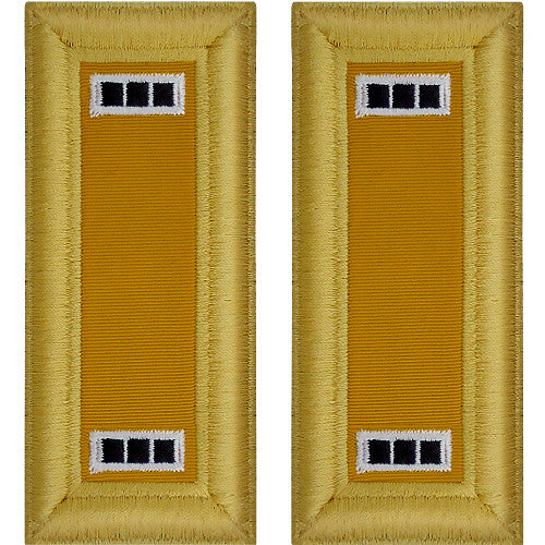 Army Male Shoulder Boards- Armored Rank 11019DBR