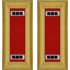 Army Male Shoulder Boards - Artillery - Sold in Pairs