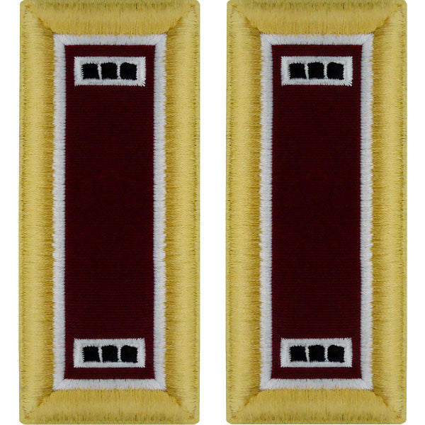 Army Male Shoulder Boards - Medical and Veterinary Rank 11138DBR