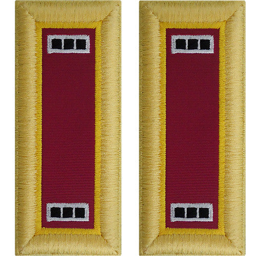 Army Male Shoulder Boards - Ordnance Rank 11171DBR