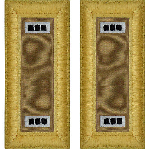 Army Male Shoulder Boards - Quartermaster Rank 11182DBR