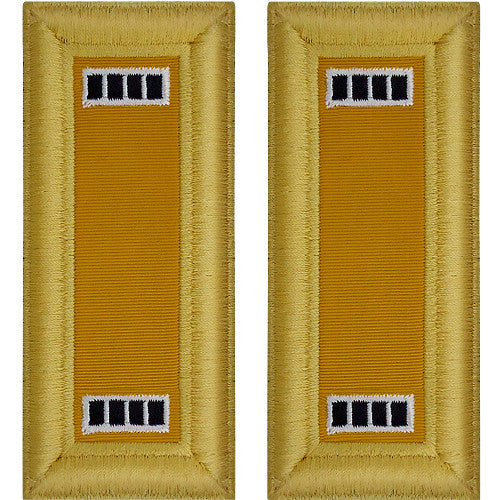 Army Male Shoulder Boards- Armored Rank 11020DBR
