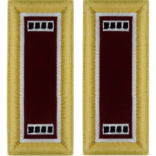 Army Male Shoulder Boards - Medical and Veterinary Rank 11139DBR