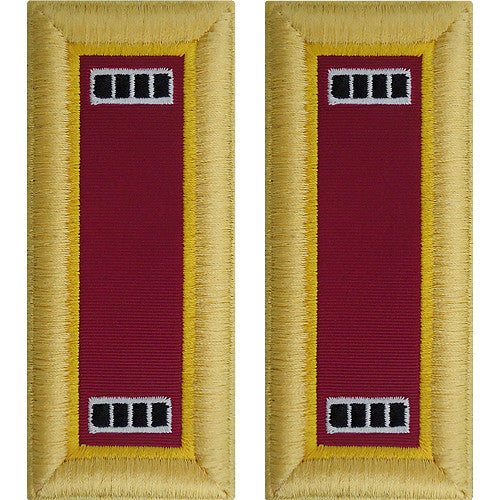 Army Male Shoulder Boards - Ordnance Rank 11172DBR