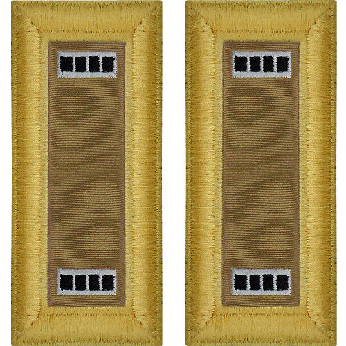 Army Male Shoulder Boards - Quartermaster Rank 11183DBR