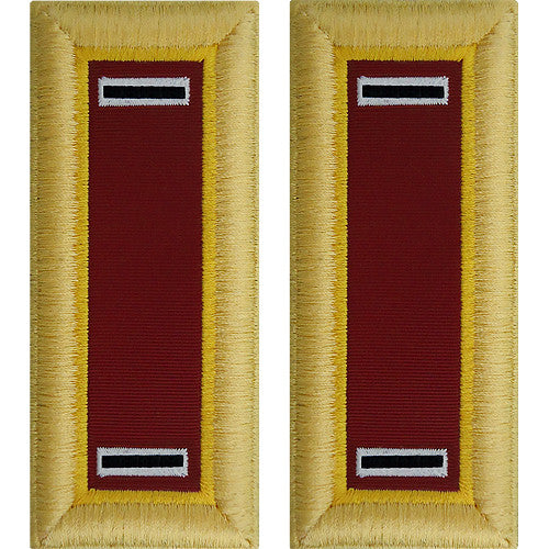 Army Male Shoulder Boards - Transportation Rank 11217DBR