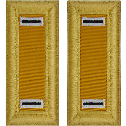 Army Male Shoulder Boards- Armored Rank 11021DBR