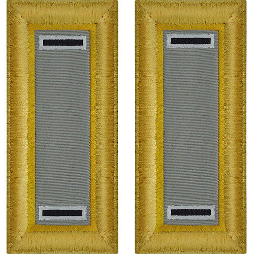 Army Male Shoulder Boards - Finance Rank 11098DBR