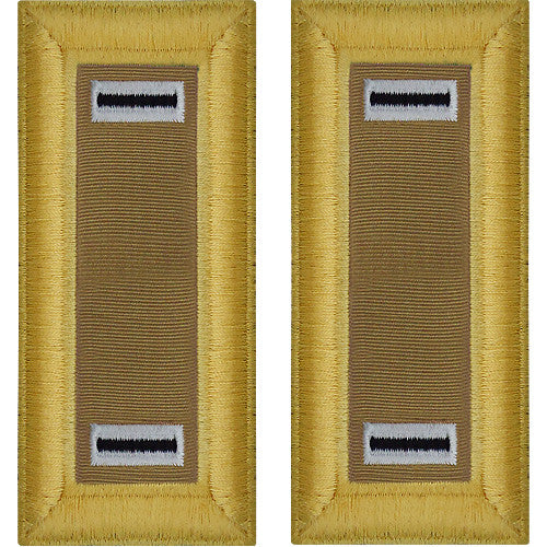 Army Male Shoulder Boards - Quartermaster Rank 11184DBR