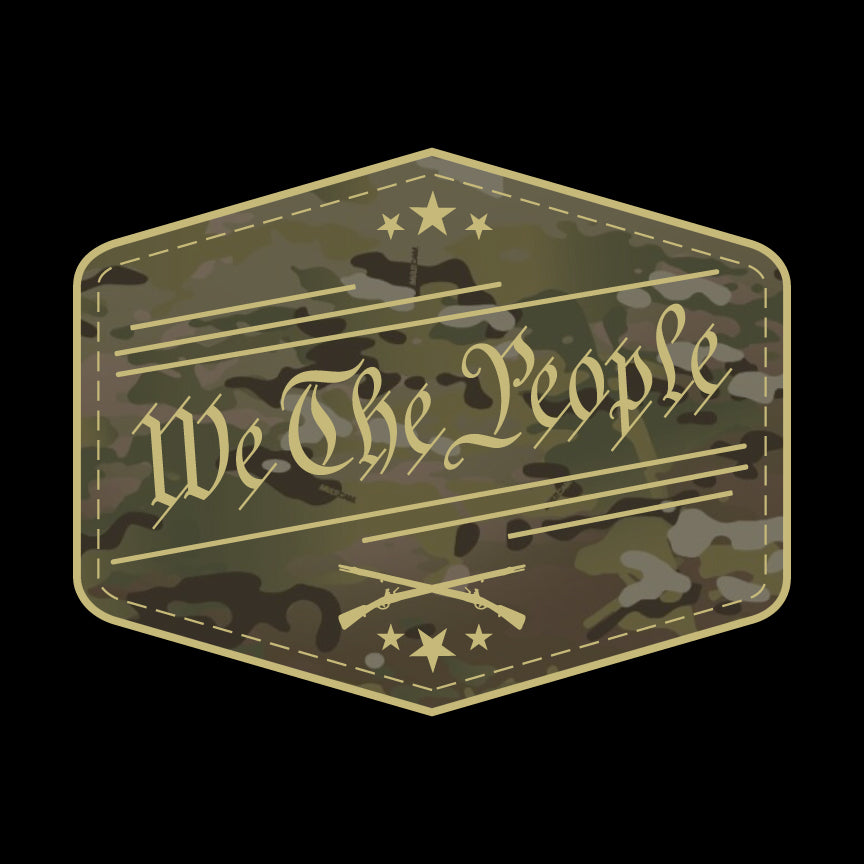 We The People Badge Multicam T-Shirt Shirts