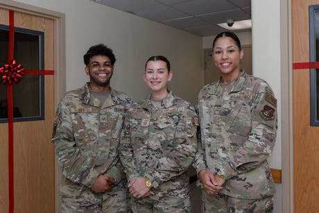 Airmen wear the OCP uniform in Korea.