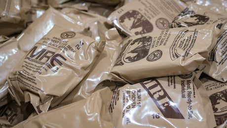 A pile of MREs.
