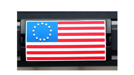 A Betsy Ross style Picatinny rail cover.