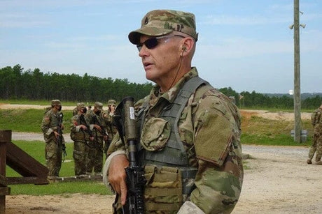 A mature recruit in training.
