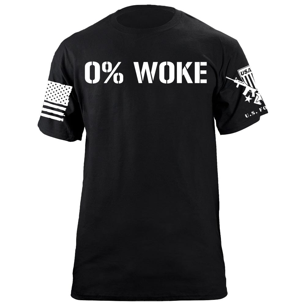 0% Woke T-Shirt Shirts 88154-S-BK