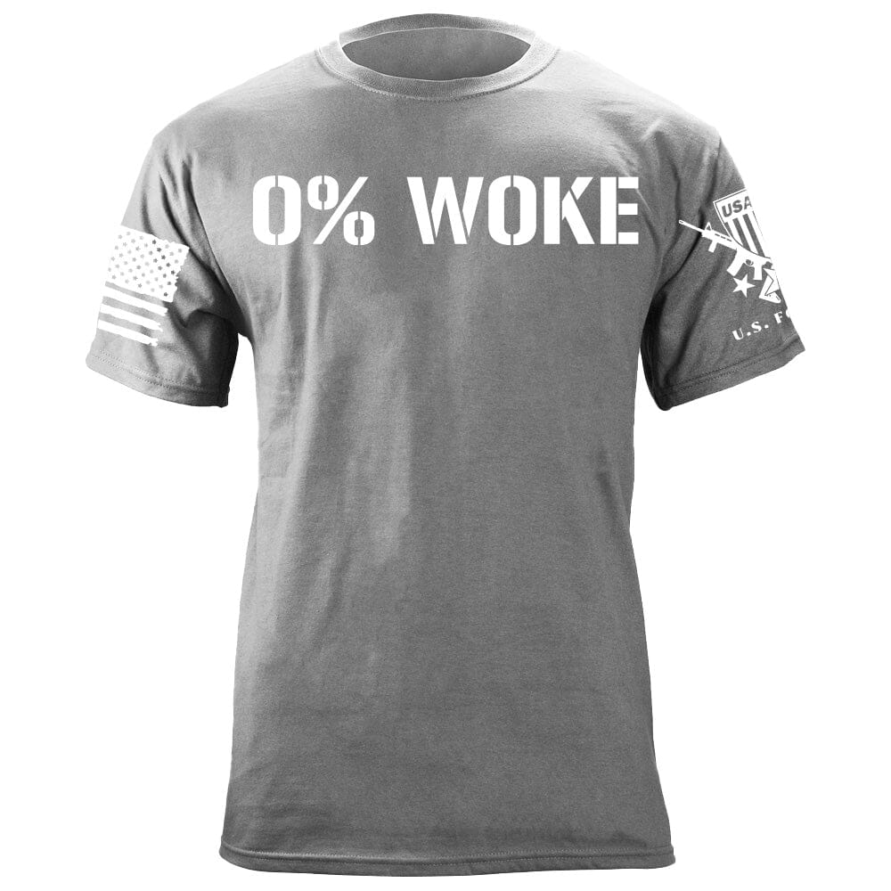 0% Woke T-Shirt Shirts 88154-S-HG