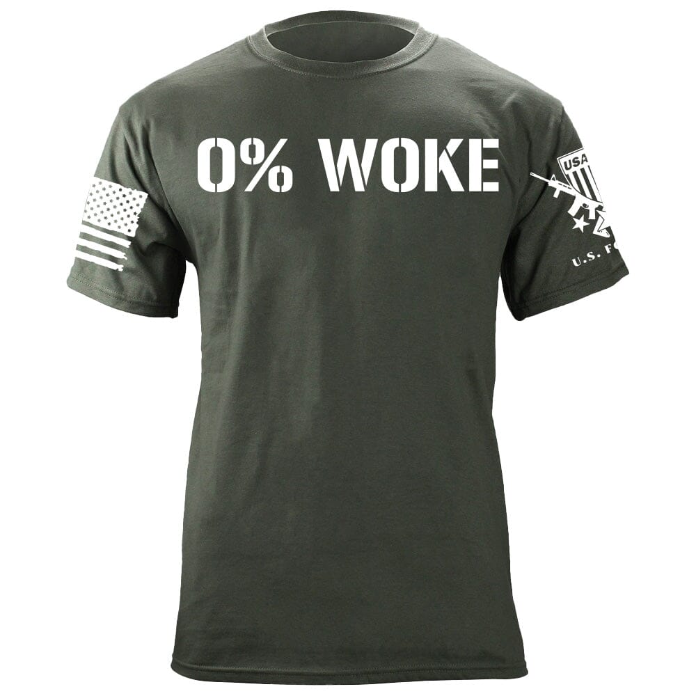 0% Woke T-Shirt Shirts 88154-S-MG