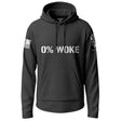 0% Woke Graphic Lightweight Hoodie Lightweight Hoodie 90137-S-BK-THIN