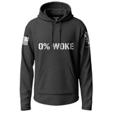 0% Woke Graphic Lightweight Hoodie Lightweight Hoodie 90137-S-BK-THIN