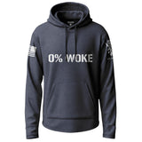 0% Woke Graphic Lightweight Hoodie Lightweight Hoodie 90137-S-NAVY-THIN