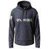 0% Woke Graphic Lightweight Hoodie Lightweight Hoodie 90137-S-NAVY-THIN