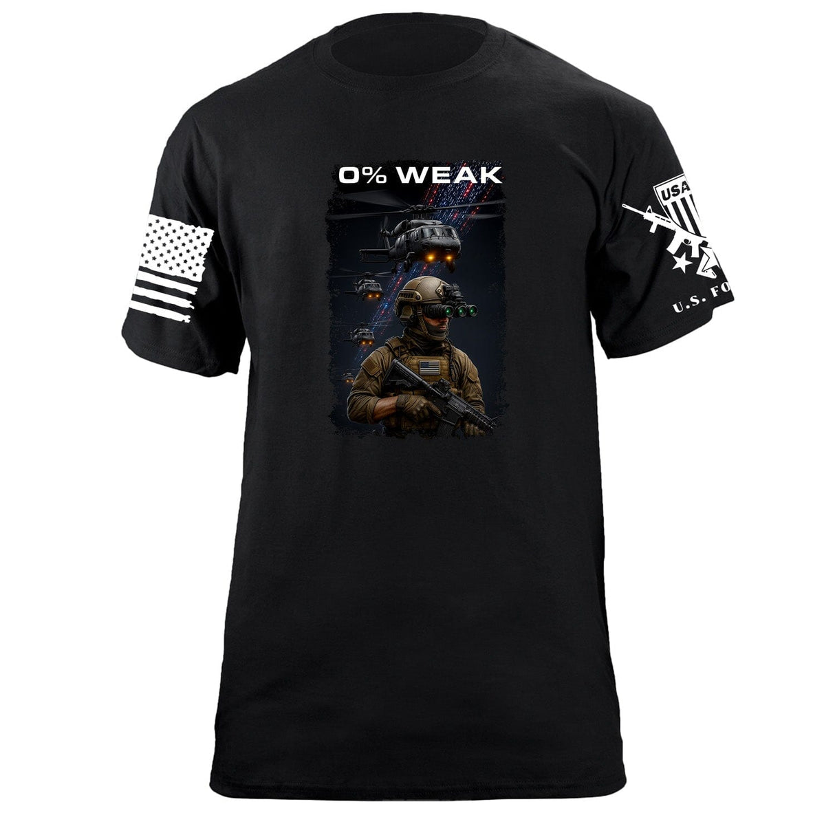 0% Weak T-Shirt Shirts 87414-S-BK