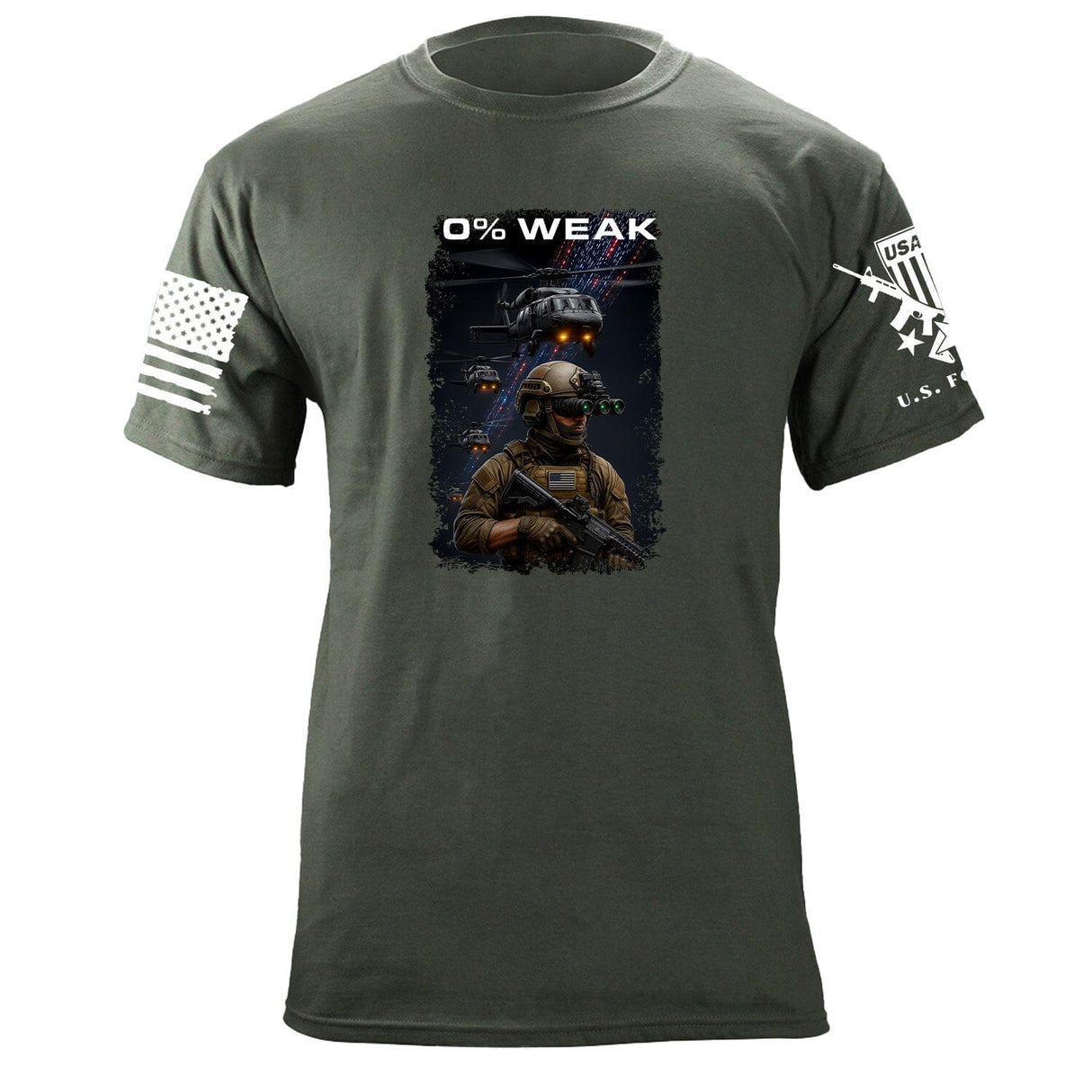 0% Weak T-Shirt Shirts 87414-S-MG