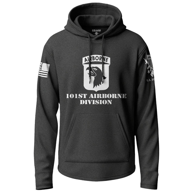 101st Airborne Division Graphic Lightweight Hoodie Lightweight Hoodie 90098-S-BK-THIN
