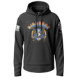 101st Airborne Eagle and Flags Lightweight Hoodie Lightweight Hoodie 90141-S-BK-THIN