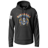 101st Airborne Eagle and Flags Lightweight Hoodie Lightweight Hoodie 90141-S-BK-THIN
