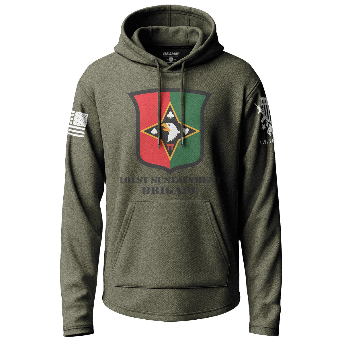 101st Sustainment Brigade Lightweight Hoodie Lightweight Hoodie 90143-S-MG-THIN