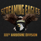 101st Airborne Screaming Eagles Graphic T-Shirt Shirts 
