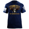 101st Airborne Screaming Eagles Graphic T-Shirt Shirts 87255-S-NAVY