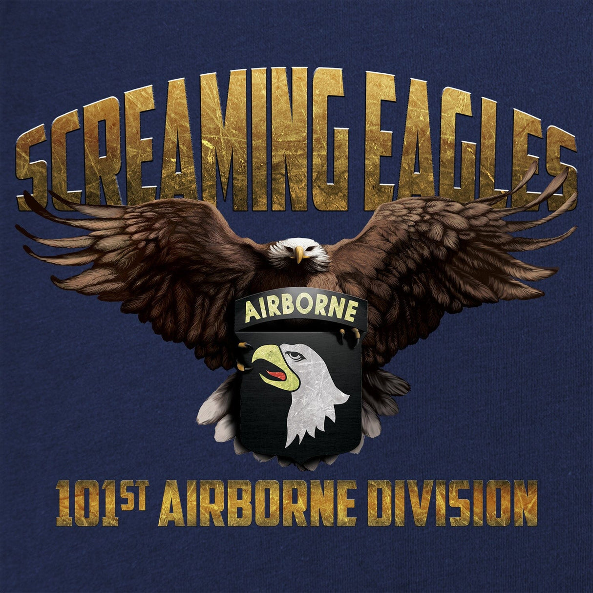 101st Airborne Screaming Eagles Graphic T-Shirt Shirts 