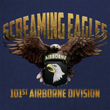 101st Airborne Screaming Eagles Graphic T-Shirt Shirts 