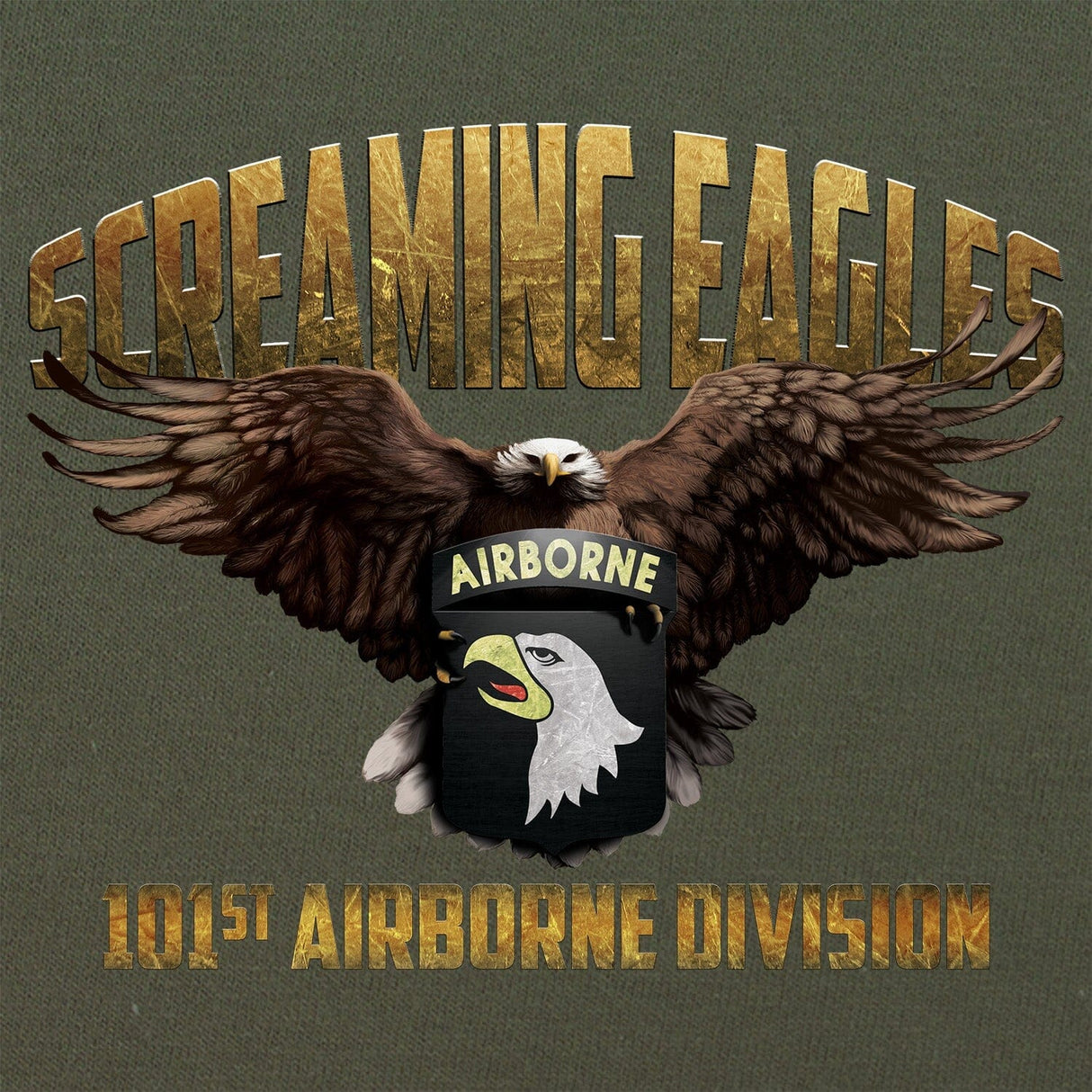 101st Airborne Screaming Eagles Graphic Hoodie Hoodies 