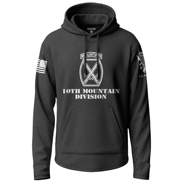 10th Mountain Division Lightweight Hoodie Lightweight Hoodie 90147-S-BK-THIN