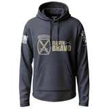 10th Mountain Eleven Bravo Lightweight Hoodie Lightweight Hoodie 90148-S-NAVY-THIN